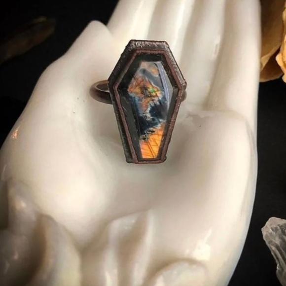 Star Strung Jewlery Jewelry - Coffin Ring Size 10